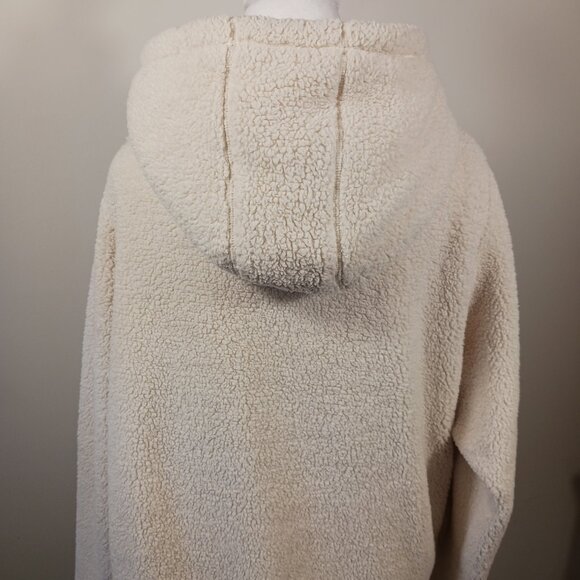 Athleta, Tugga Sherpa Hoodie, Creamy Ivory, Size Large, Cozy, Soft, Warm - Picture 8 of 16